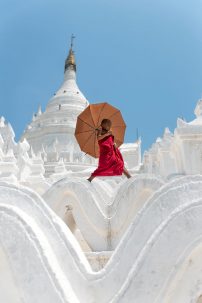 Myanmar monk